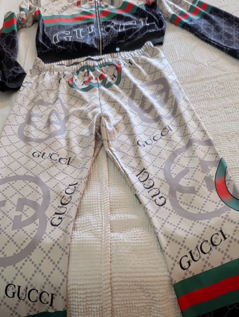 2 Piece- Jacket/Pants with a Signature Web Stripe